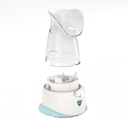 Vista 4 de Inhalador de vapor personal de la marca Vicks , V1200, Blanco y transparente, 1, 1