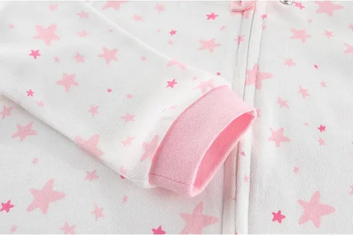 Vista 8 de ZAV Solid Unisex Infants Clothes Baby Boys Girl Footed Jumpsuits Cotton Rompers