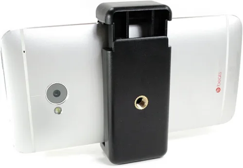 Vista 3 de S - Juego de 2 soportes universales para teléfono inteligente para montar cualquier teléfono. Tiene tornillo de cámara (1/4 de pulgada 20), conecta