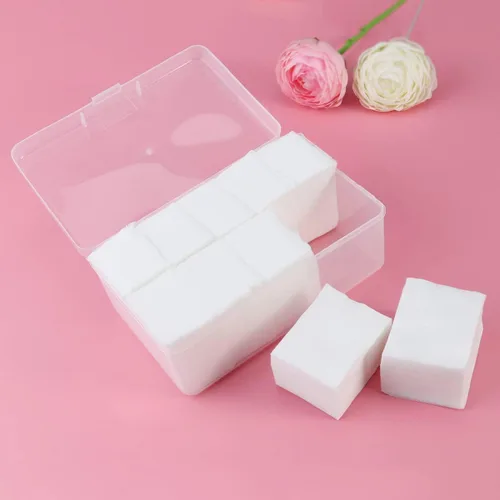 Vista 4 de 1000pcs maquillaje facial suave algodón almohadillas para la cara maquillaje eliminación