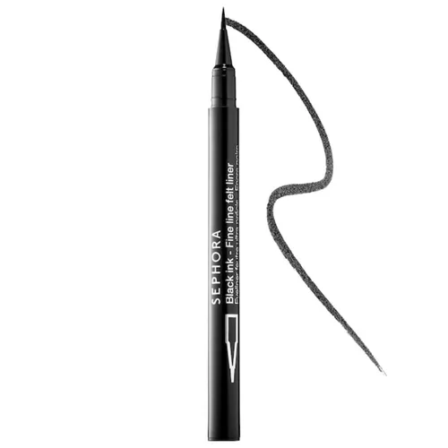 Vista 3 de SEPHORA Colección Classic Line Forro de fieltro, resistente al agua 12 horas, tinta negra