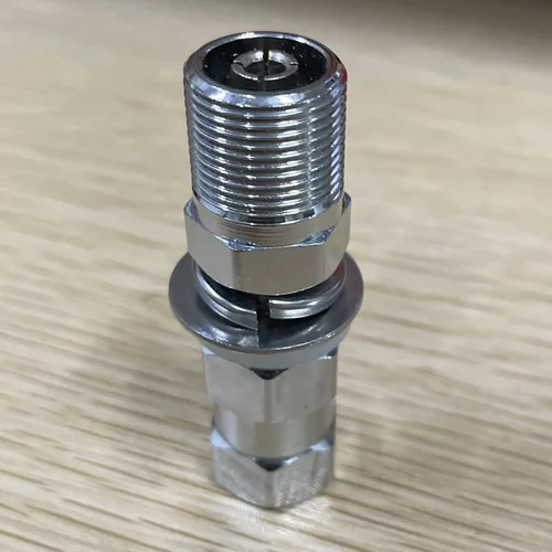Vista 6 de HYS Paquete de 2 soportes de perno UHF SO-239 – orificio de montaje universal de 1/2 pulgada – rosca UNF 3/8-24 – fácil de instalar para antenas