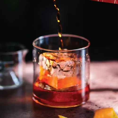 Vista 6 de Vasos Rocks - Herramientas de bartending y accesorios de mixología - Vaso moderno de bola baja - Vaso de cóctel para whisky y antiguo - Apta