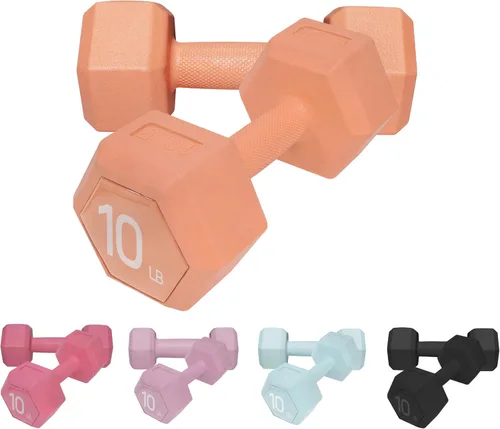 Vista 13 de Dumbbell Hand Weight Sets - Exercise & Fitness Free Weights for Women & Men Home Gym Equipment Workouts Strength Training Negro