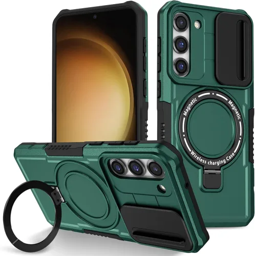 Vista 49 de Funda magnética para Samsung Galaxy Note 20 Ultra, soporte para teléfono, funda protectora mate a prueba de golpes, funda protectora para teléfono