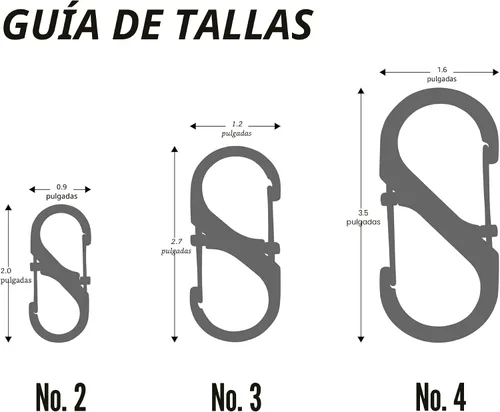 Vista 4 de Nite Ize Mosquetón doble S-Biner SlideLock tamaño 3, con cierre, Acero inoxidable