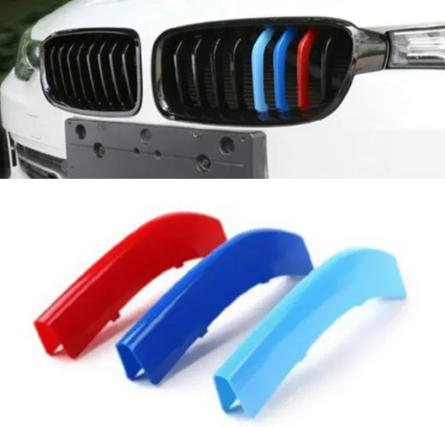 Vista 7 de Insertos de Parrilla Automotriz para BMW Serie 3 E92 E93 320i 325i 330i 335i 2006-2009 (Solo Compatible con 14 Vigas), Accesorios de Parrilla Frontal