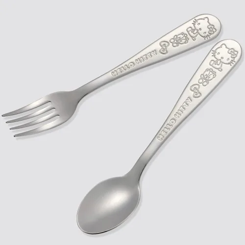 Vista 7 de Skater FS1C-A Sanrio Stainless Steel Fork for Adults Engraved Hello Kitty