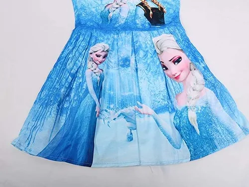 Vista 4 de WNQY Vestido de princesa para niñas vestido casual con estampado de dibujos animados de Halloween