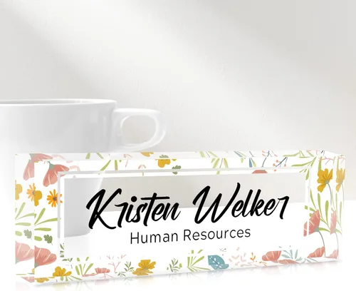 Vista 44 de Gowelly Placa de nombre personalizada para escritorio de oficina, placas de nombre personalizadas para escritorio, regalos personalizados
