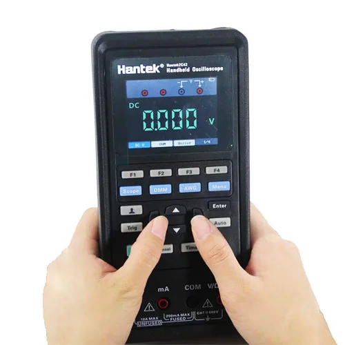 Vista 7 de Hantek 2C42 Osciloscopio Digital Multímetro USB Portátil 2 Canales 40MHz 250MSa/s Multifunción Tester