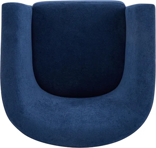 Vista 9 de Christopher Knight Home Coles Silla giratoria de terciopelo de 360°, silla giratoria de barril para sala de estar con marco de hierro, silla de club
