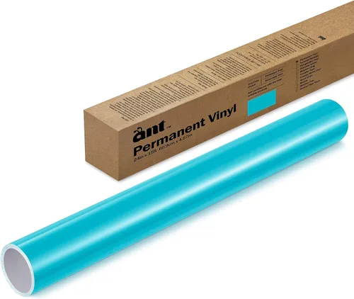 Vista 66 de ANT Melocotón, rollo de vinilo permanente de 24" x 4,5 m, rollo de vinilo adhesivo, para proyecto DIY, calcomanía, pegatina, compatible con Cricut