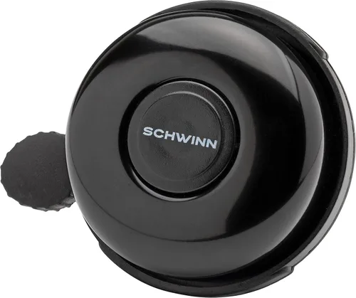 Vista 2 de Timbre de Bicicleta Clásico Negro de Schwinn, Accesorios para Bicicleta, Bicicletas para Niños y Adultos, Fácil Instalación, Sonido Fuerte y Nítido