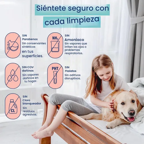 Vista 8 de Fab Tab Tabletas limpiadoras de suelos - Solución de mopa sin rayas