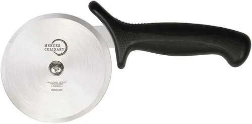 Vista 17 de Mercer Culinary Millennia - Cortador de pizza con mango negro, rueda de 2.75 pulgadas, acero inoxidable