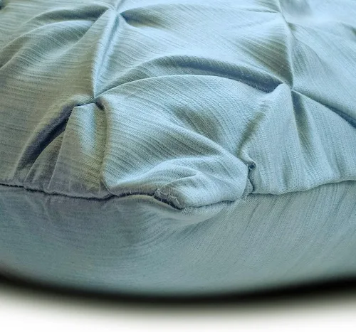 Vista 99 de The HomeCentric Funda de almohada con cremallera, funda de cojín azul de 12 x 12 pulgadas, funda de cojín de algodón bordado para sofá, diseño