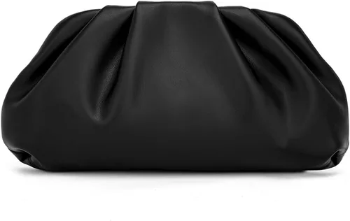 Vista 9 de Bolso de mano para mujer, bolso de noche pequeño con cadena de metal extraíble