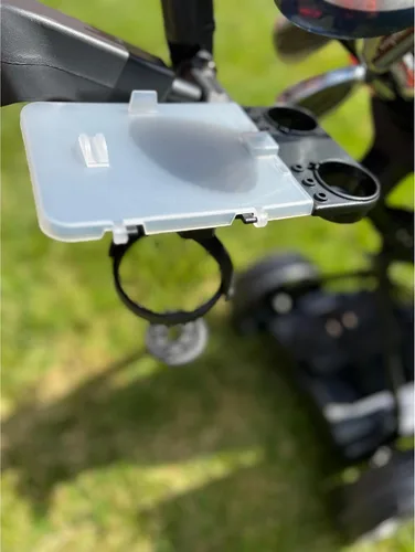 Vista 8 de The Weekender Electric Golf Cart, Packed with Drink Holder, Umbrella Holder, Scorecard Holder