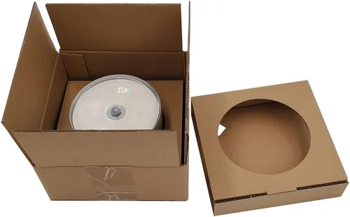 Vista 3 de CD-R Blank Discs 700MB 52X Logo Top Grabable Media – Paquete de 50 cajas para pasteles (FFP) CD en blanco CDR Disc