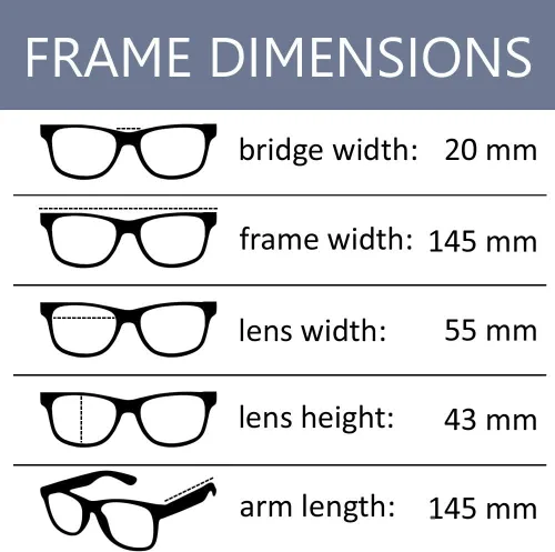 Vista 5 de Anteojos de sol retro clásicos de los 80 con lentes transparentes, M