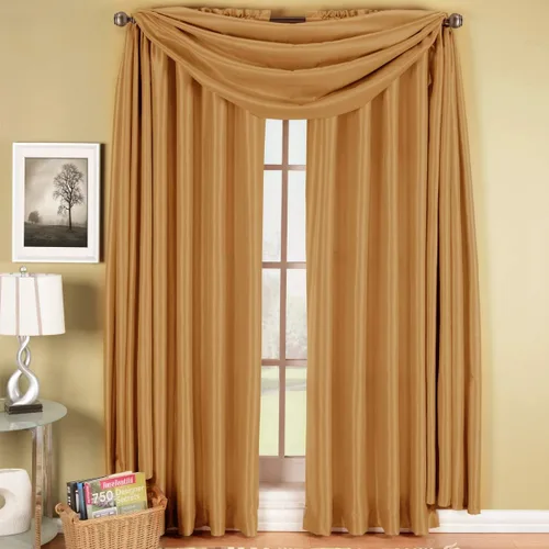 Vista 5 de sheetsnthings Juego de tratamiento de ventana de 3 piezas: Soho- Par de paneles blancos sólidos (84 pulgadas de ancho x 108 pulgadas de largo)