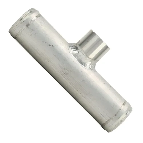 Vista 8 de Sensor de temperatura de manguera de radiador en línea, adaptador de sensor de temperatura de aleación de aluminio, 5.906 in de largo con orificio