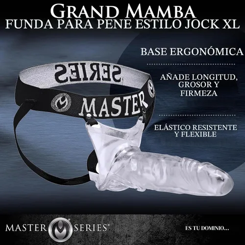 Vista 2 de Master Series Grand Mamba Jock Style - Funda para polla, XL (AE586)