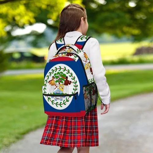 Vista 8 de Banderas de viaje para laptop con la bandera de Belice, unisex, a la moda, para la universidad
