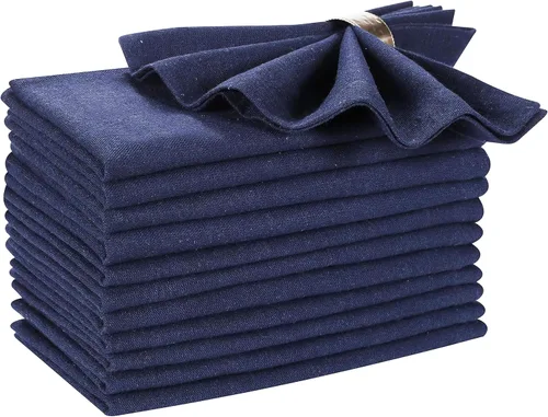 Vista 7 de Hausattire Servilletas reutilizables lavables 100% algodón de 18 x 18 pulgadas, servilletas de mesa para Acción de Gracias, Navidad, otoño