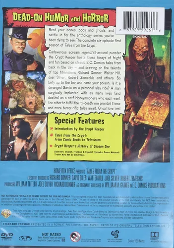 Vista 2 de Tales desde el Crypt el juego completo de cajas de 20 discos de 1 a 7 estaciones (DVD, 2017).