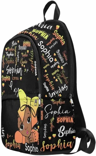 Vista 49 de Texto personalizado Elefante desgaste gafas mochila mochila mochila casual Daypack bolsa para mamá niñas, color86-4, Mochilas Daypack