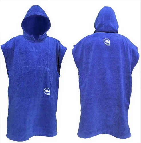 Vista 4 de Curve Bata de natación para niños, poncho de playa de surf en toalla con capucha 100% algodón con mangas ajustables (aguamarina, adolescente)