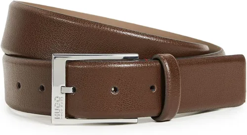 Vista 4 de BOSS Cinturón de cuero granulado Gellot para hombre Negro