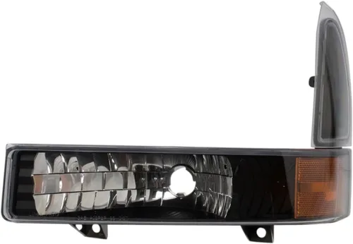 Vista 4 de Faro delantero negro transparente para Ford Excursion 2000-2004