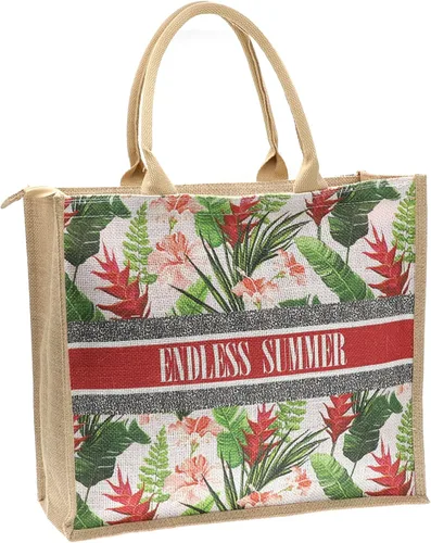 Vista 102 de Bolso grande de paja para mujer, tejido de ratán, bolso de playa de verano, a rayas