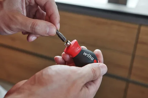 Vista 8 de Wiha 38045 Destornillador rechoncho con puntas de inserción seis en uno, Torx
