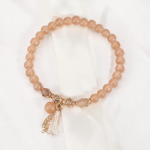 Vista 6 de Pulseras bohemias para mujer, estilo vintage, apilables, con cuentas, joyería elástica para la playa
