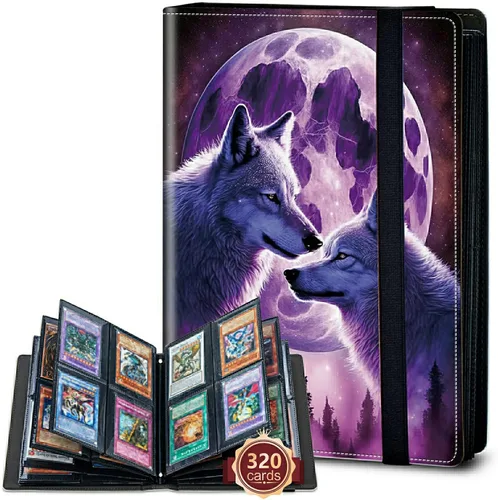 Vista 35 de Rossy Carpeta de tarjetas con 4 bolsillos, carpeta de tarjetas intercambiables, álbum de colección de tarjetas, para 160 tarjetas de carga lateral