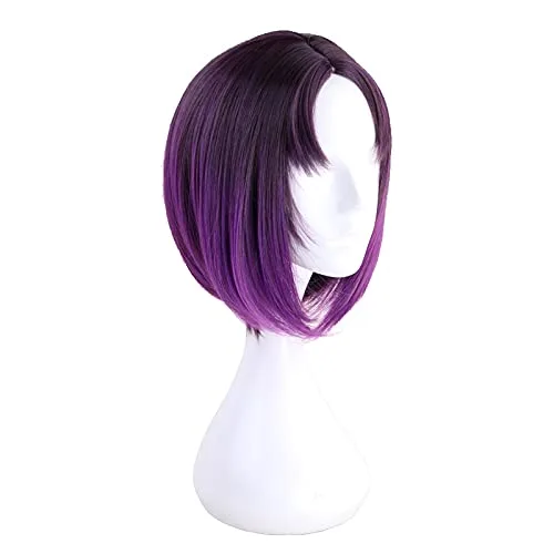 Vista 3 de Peluca para anime Miss Kobayashis Dragon Maid Cosplay Pelucas Elma Cosplay Peluca de pelo sintético resistente al calor, Halloween Party Maid Dragon