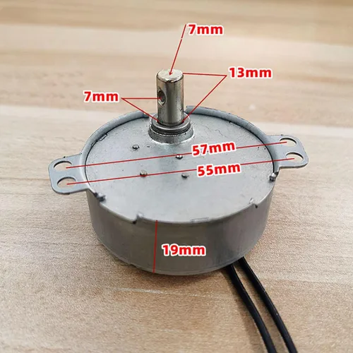Vista 2 de Para Midea Electric Fan 49TYJ Motor síncrono 3W Swing Wind Motor Piezas de reparación