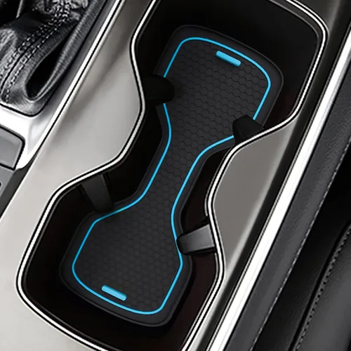 Vista 10 de Portavasos para automóvil compatible con accesorios Accord, posavasos impermeables, tapete antideslizante para portavasos de automóvil para Accord