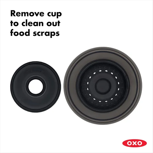 Vista 4 de OXO Good Grips - Tapón de colador para fregadero 2 en 1