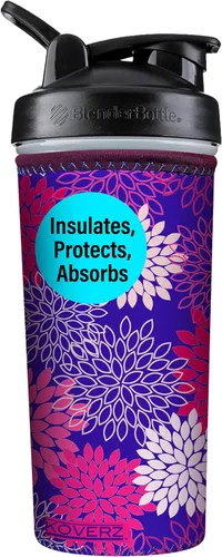 Vista 39 de Funda de neopreno para botella de agua Koverz, funda de neopreno, se ajusta a botellas de agua de 24-30 oz, lavable y reutilizable, tamaño grande