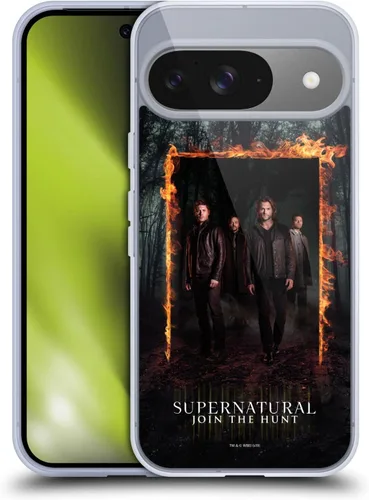 Vista 42 de Head Case Designs Supernatural Sam, Dean & Castiel Key Art - Funda de gel con licencia oficial [protección de grado militar] compatible con Google