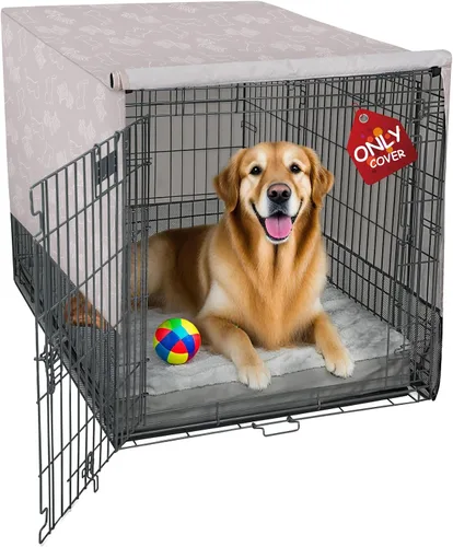 Vista 15 de Explore Land Funda transpirable para jaula de perro, ventilación de malla de 4 lados, funda básica para perrera para mascotas, todos los lados