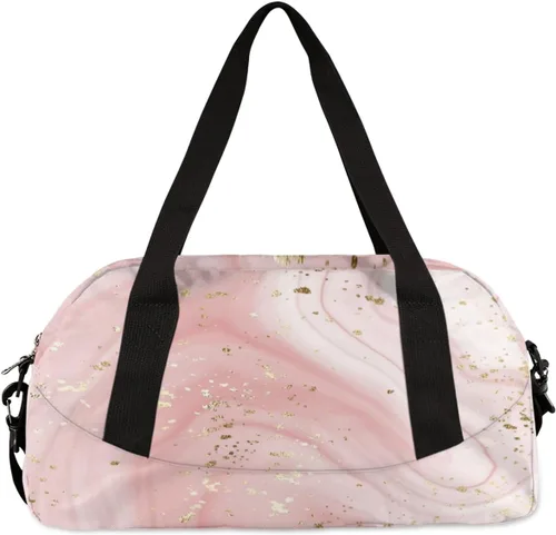 Vista 4 de Bolsas de baile personalizadas para niñas, bolsa de lona para gimnasio, impermeable, ajustable, bolsa de viaje, Sytle 2