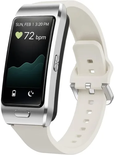 Vista 10 de Slim Fitness Tracker para hombres y mujeres, banda inteligente con pantalla táctil HD de 1.57 pulgadas, seguimiento de frecuencia cardíaca y SPO₂