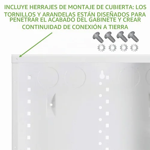 Vista 4 de Legrand - Caja de cableado estructurado de 28 pulgadas con cubierta atornillada, caja multimedia de calibre 20 en la pared con paso de cable de 2.5