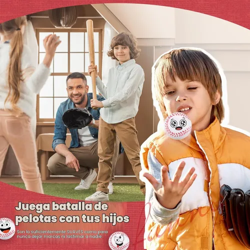 Vista 6 de Arrowbash 12 piezas de mini bolas de estrés con cara para niños y niñas, bolas de espuma para apretar con cara divertida deportiva para alivio